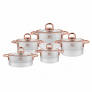 سرویس قابلمه زیو استیل 10 پارچه طرح بابیلون Zio ZCS-1330 Babylon